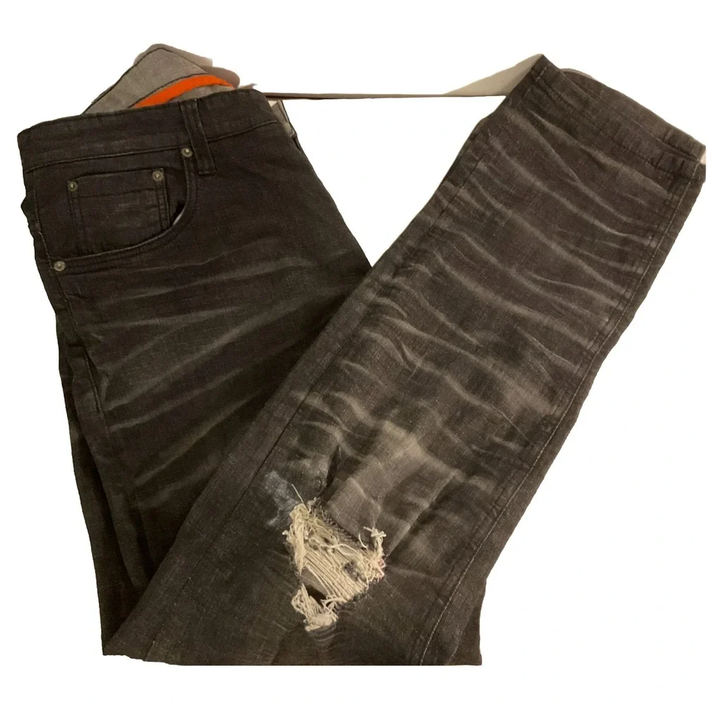 Vintage Copper Rivet 90's Y2K Grunge Goth Distressed Workwear Work 38 x 34 JEANS